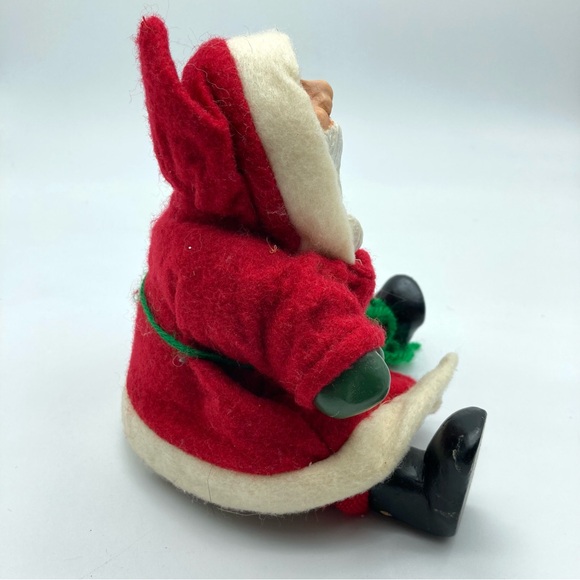 Russ Berrie Santa Country Folks Christmas Kris Kringle Santa Shelf Sitter Beans - Picture 4 of 11